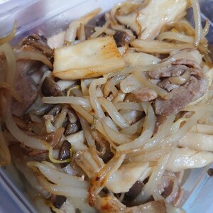 さっぱり！ポン酢で！簡単しめじと豚肉の炒め物